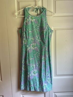 Lilly Pulitzer Rocking Lobster Vintage High neck Keyhole Dress - Size 6